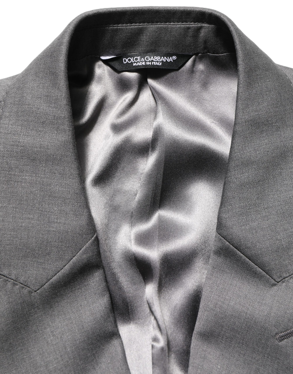 Dolce & Gabbana Gray MARTINI Slim Fit Formal 2Piece Men Suit