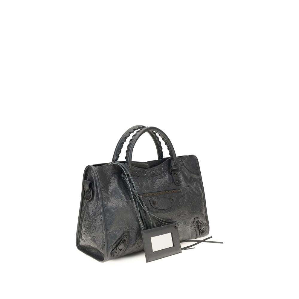 Balenciaga Gray Lamb Ovis Aries Handbag