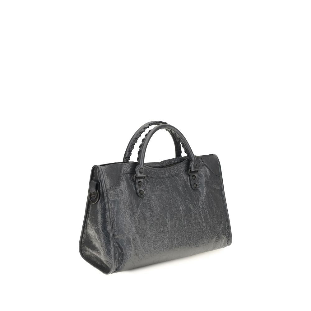 Balenciaga Gray Lamb Ovis Aries Handbag