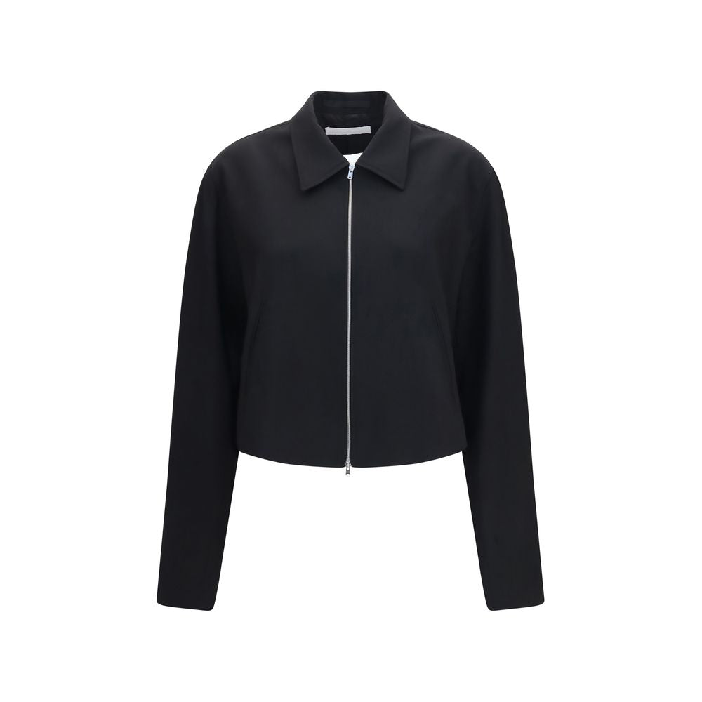 جاكيت Our Legacy Black Wool Oves Aries كامل الطول