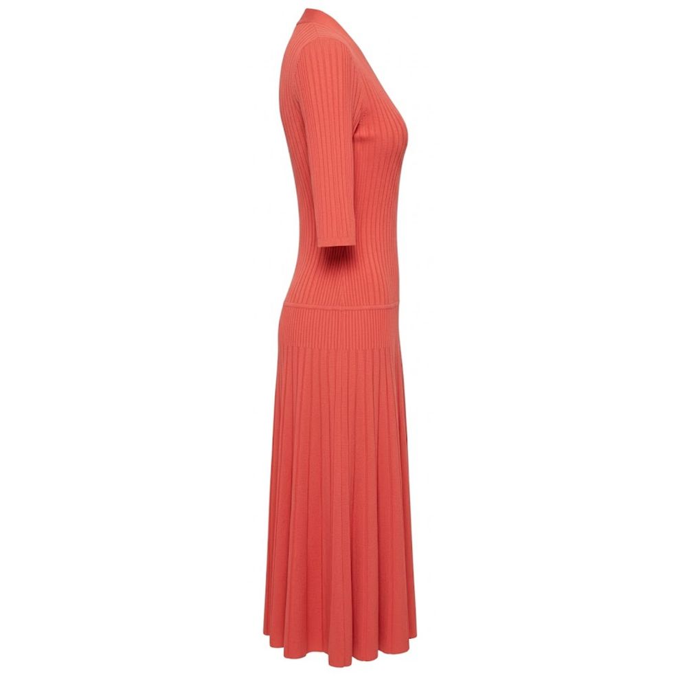 فستان نسائي قطني أحمر من مالو