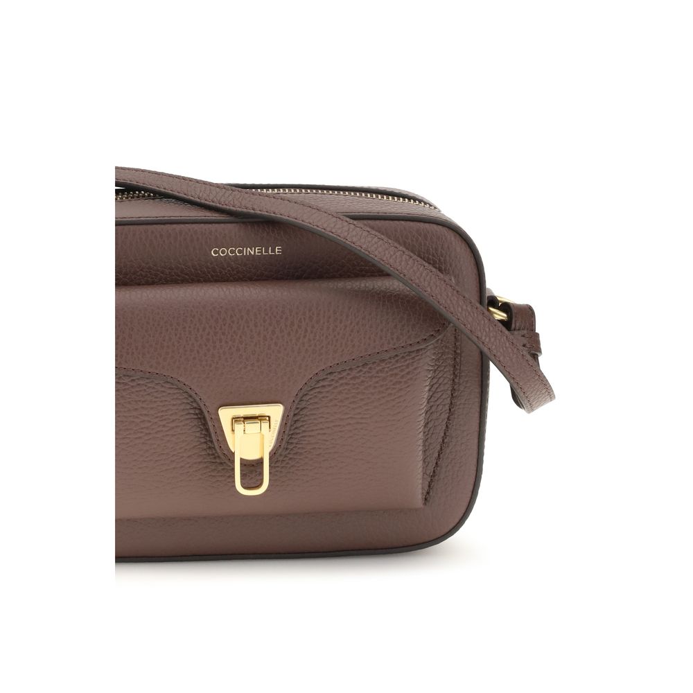 حقيبة كتف كوتشينيل جلد عجل بني