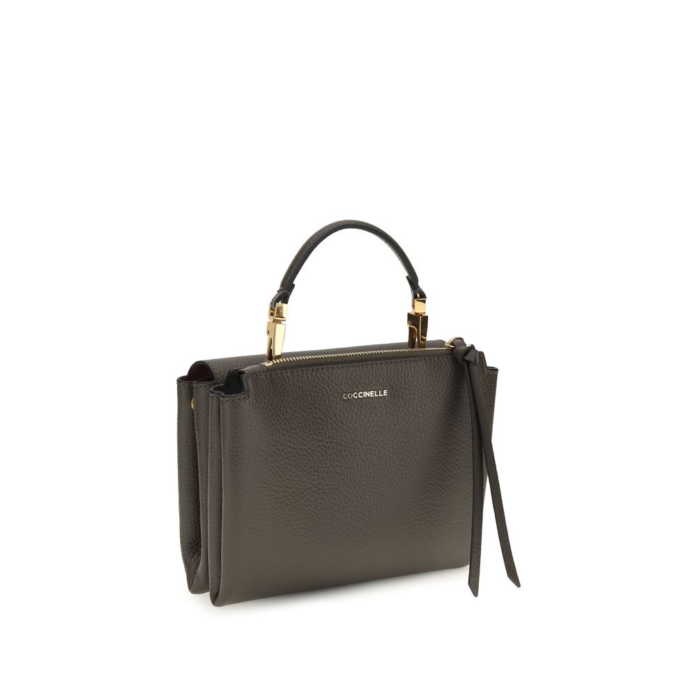 Coccinelle Brown Calf Leather Bos Taurus Shoulder Bag