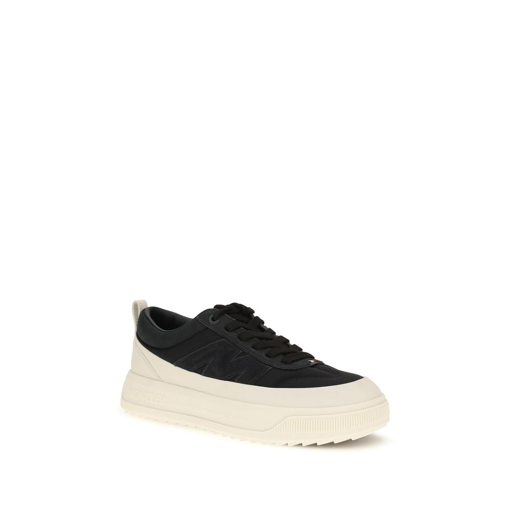 أحذية رياضية Moncler Black Calf Leather Bos Taurus