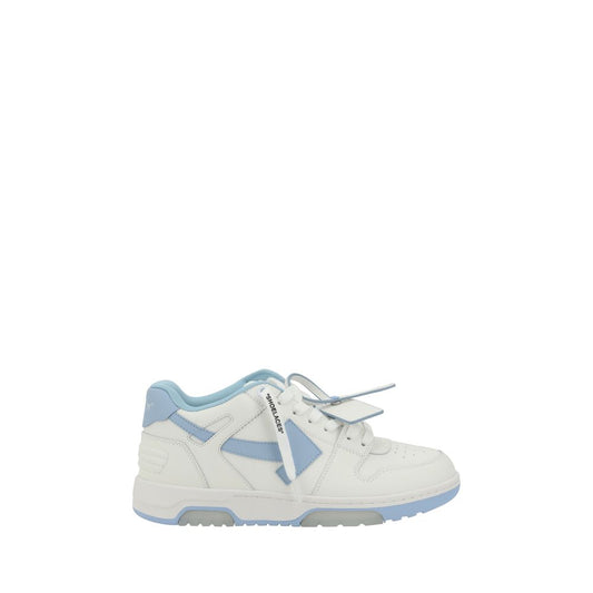 حذاء رياضي من Off-White من جلد العجل الأبيض بوس توروس