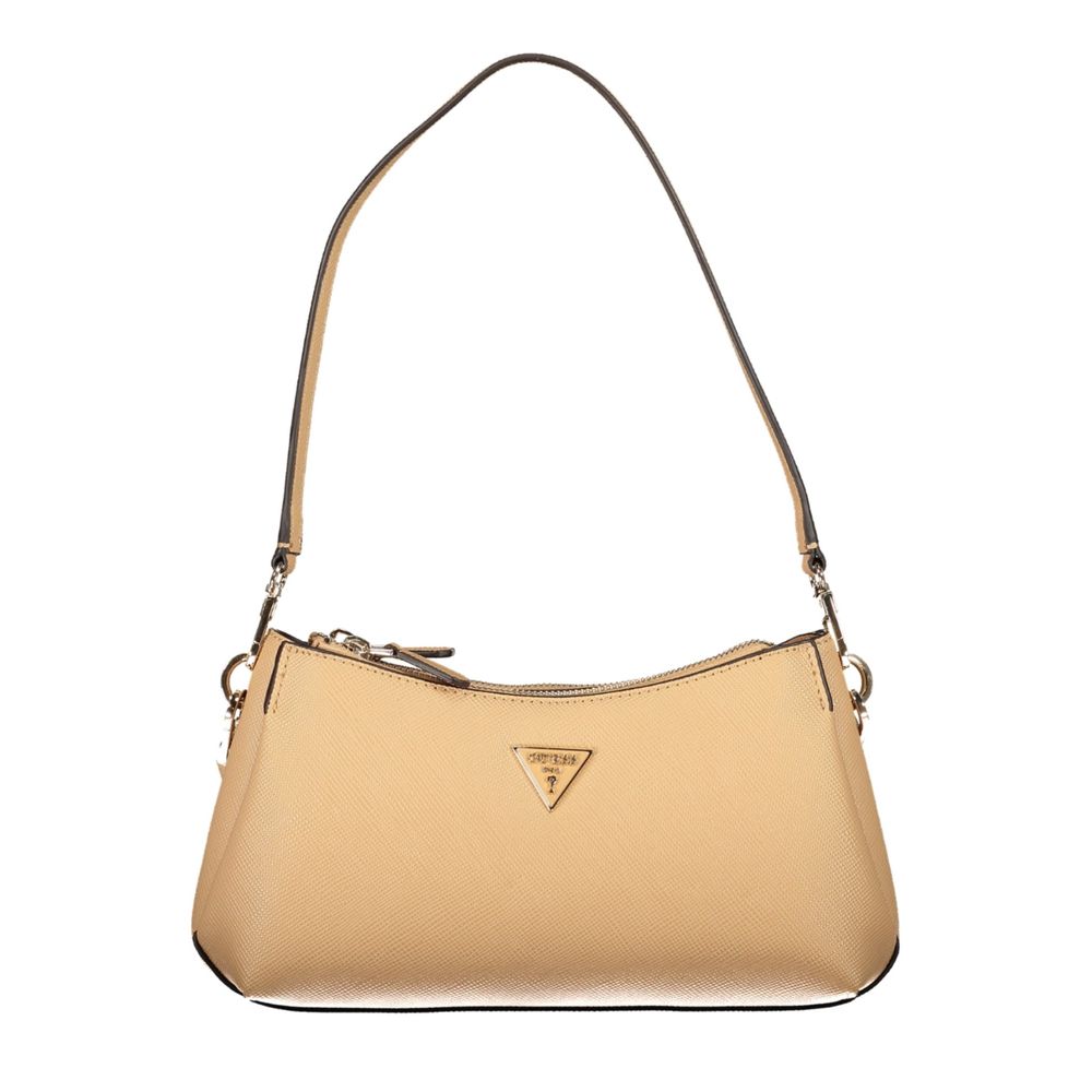 Guess Jeans Beige Polyurethane Women's Bag