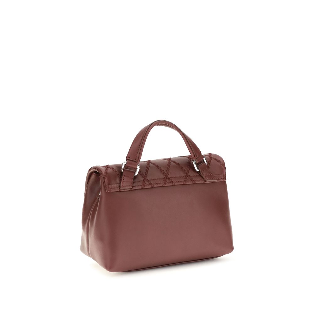 Zanellato Red Calf Leather Bos Taurus Handbag