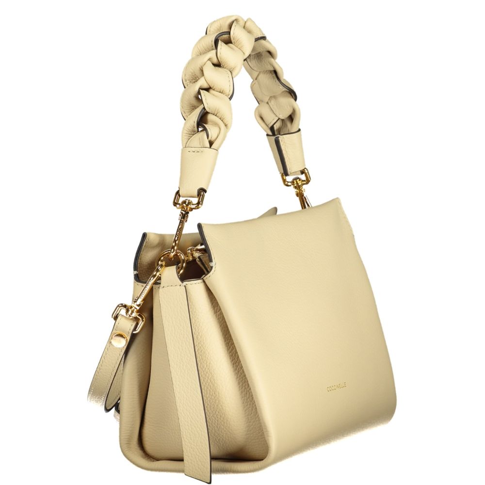 Coccinelle Beige Leather Women's Bag