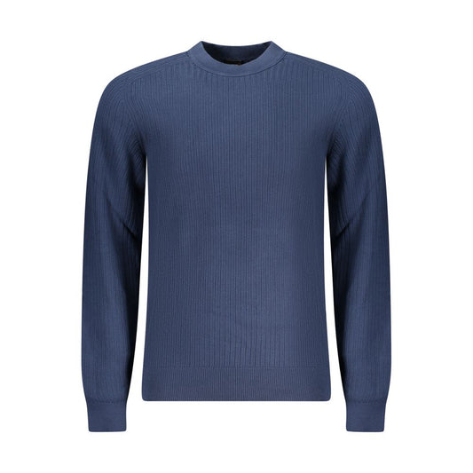 Hugo Boss Blue Cotton Men's Sweater