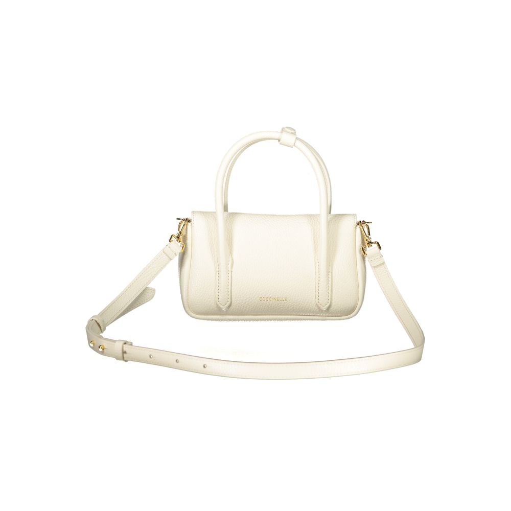 Coccinelle Bianco Leather Womens Bag