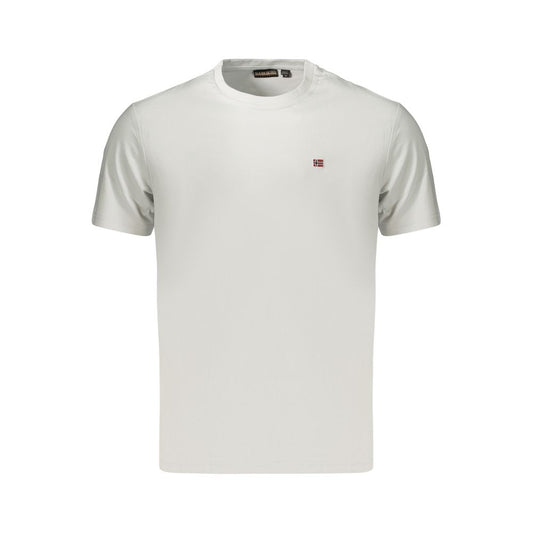 Napapijri Gray Cotton Men's T-Shirt