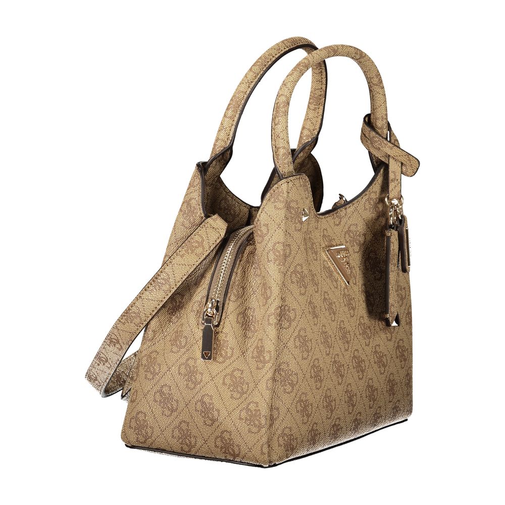 Guess Jeans Beige Polyurethane Women's Bag