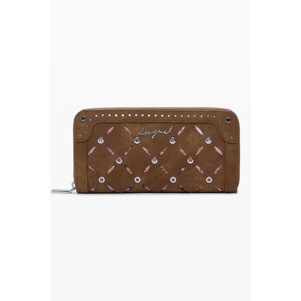 Desigual Brown Polyurethane Woman Wallet