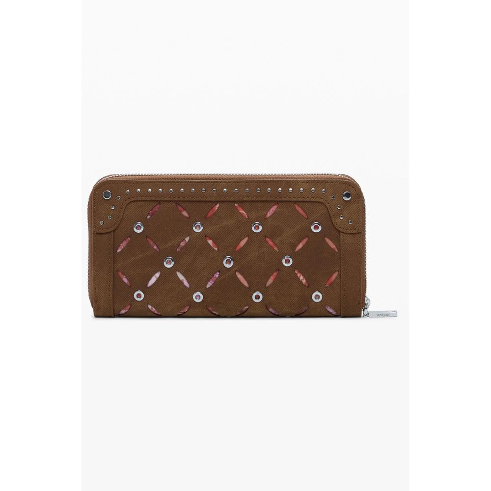Desigual Brown Polyurethane Woman Wallet
