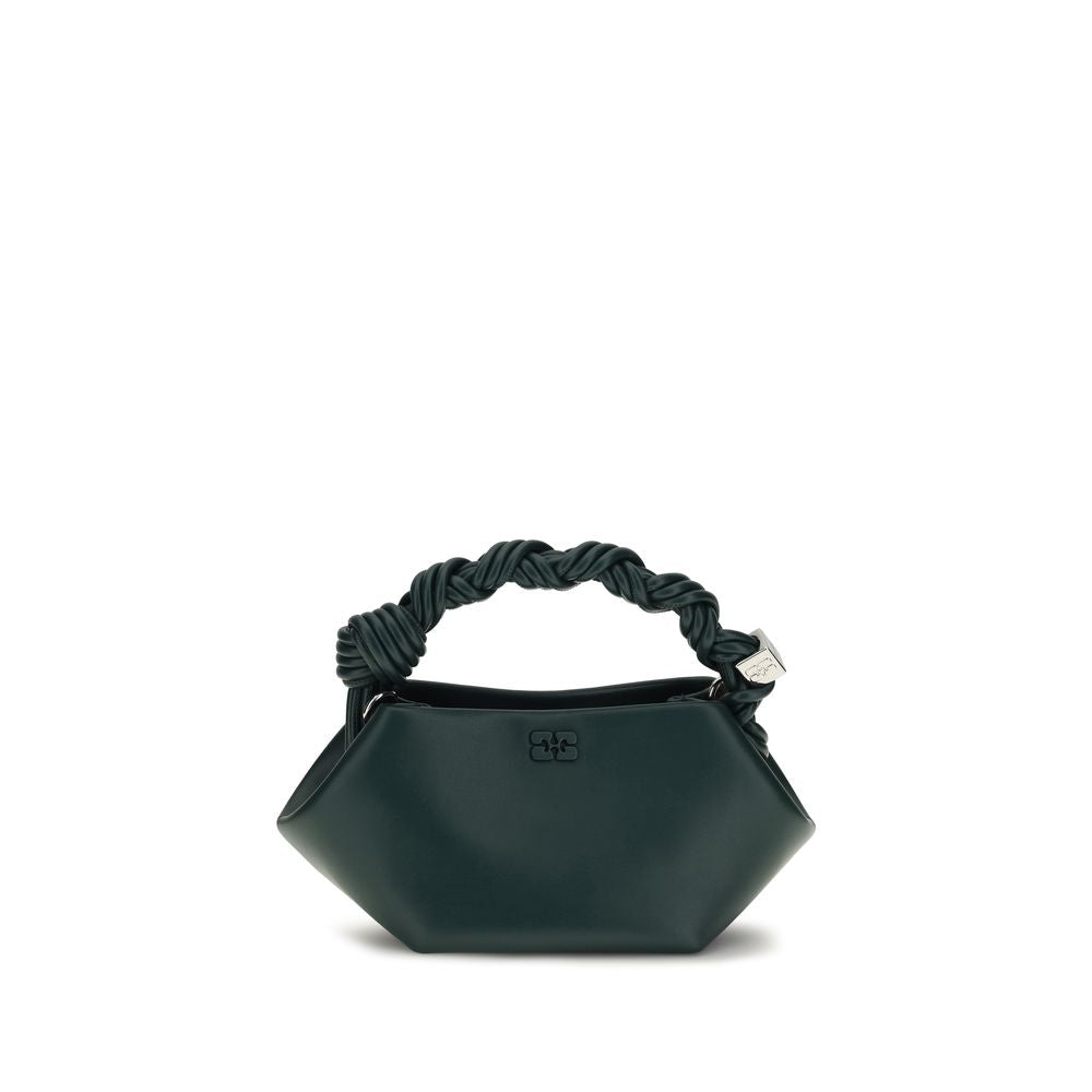 Ganni Bicolor Recycled Leather Handbag