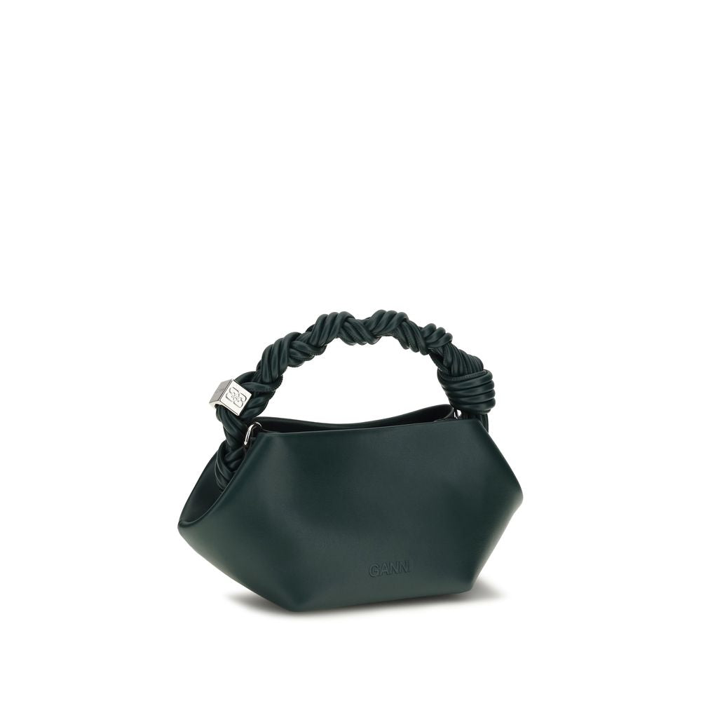 Ganni Bicolor Recycled Leather Handbag