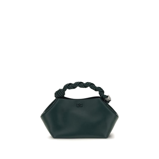 Ganni Bicolor Recycled Leather Handbag