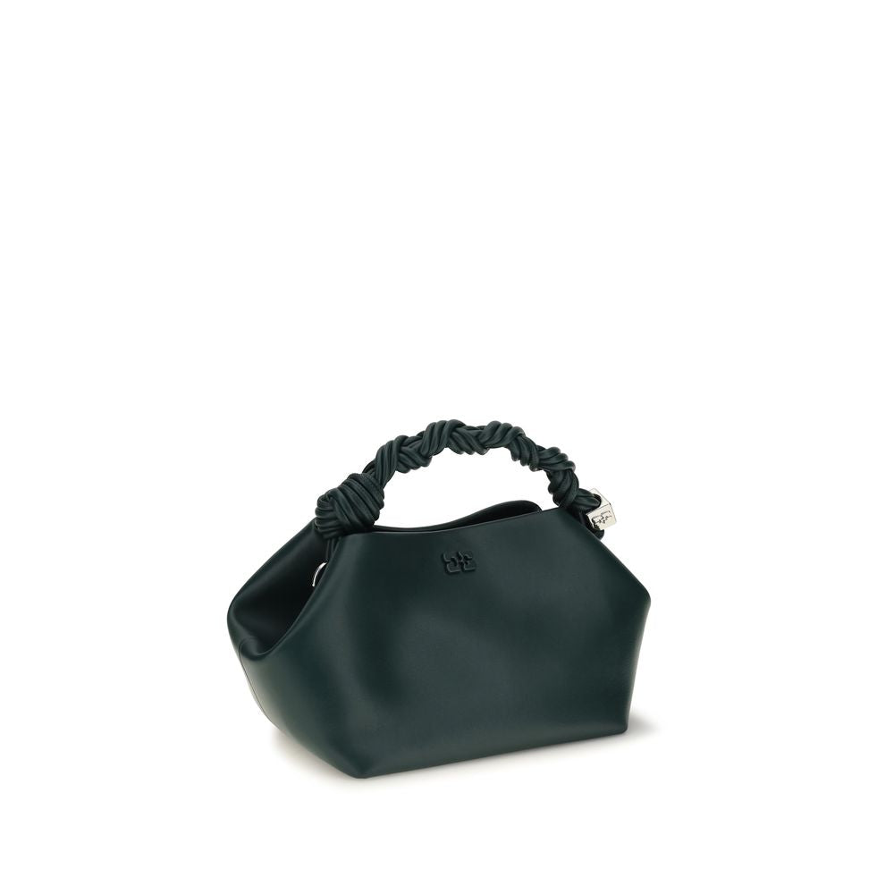 Ganni Bicolor Recycled Leather Handbag
