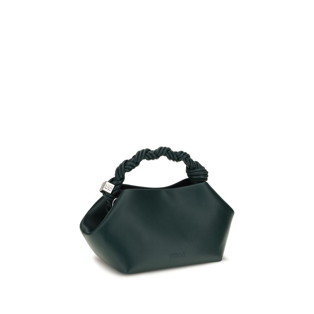 Ganni Bicolor Recycled Leather Handbag