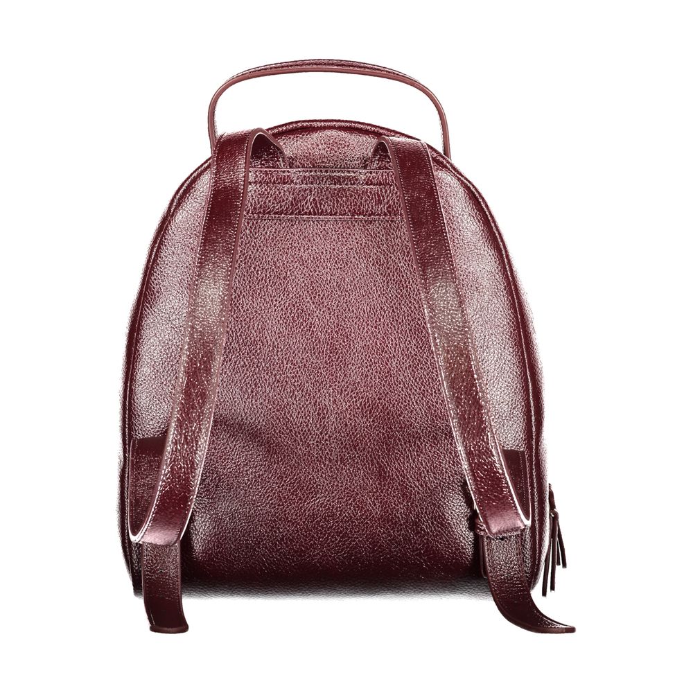 Twinset Red Polyurethane Womens Backpack