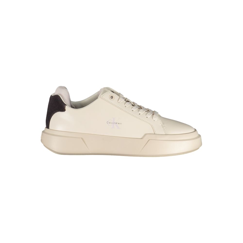 Calvin Klein White Polyurethane Women's Sneaker