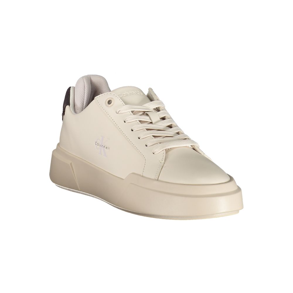 Calvin Klein White Polyurethane Women's Sneaker