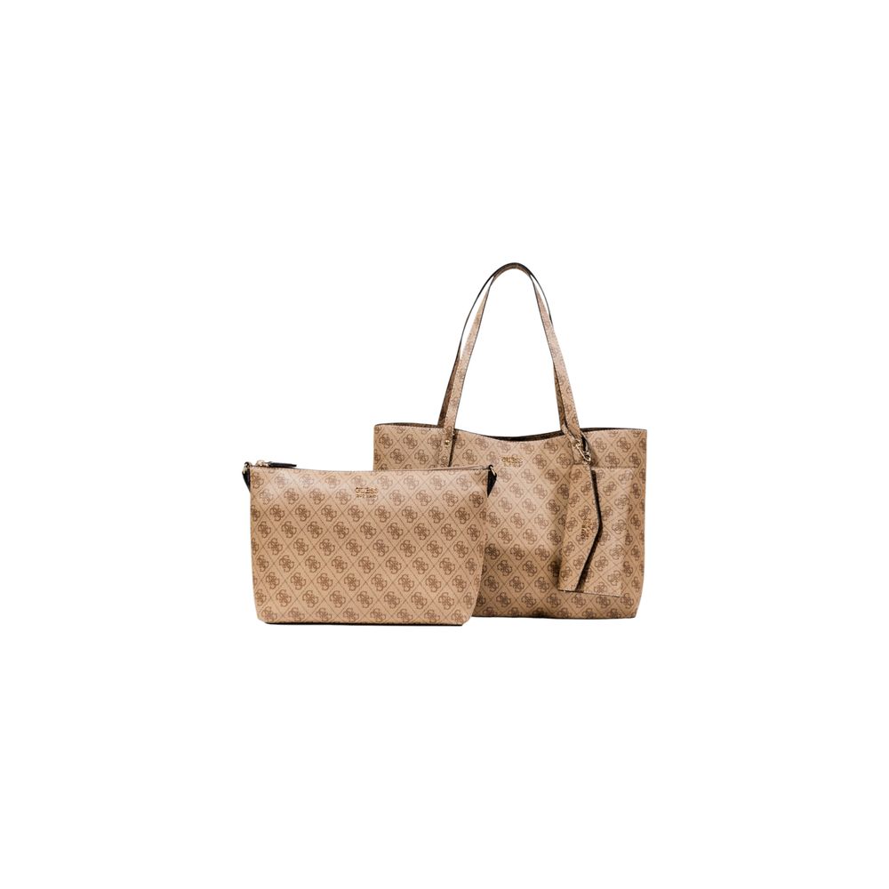 Guess Beige Polyethylene Handbag