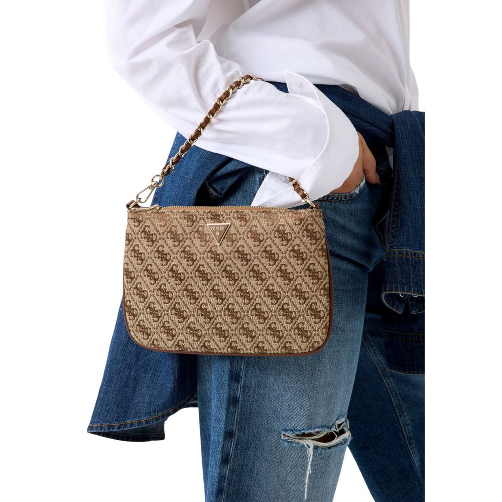 Guess Beige Polyester Handbag