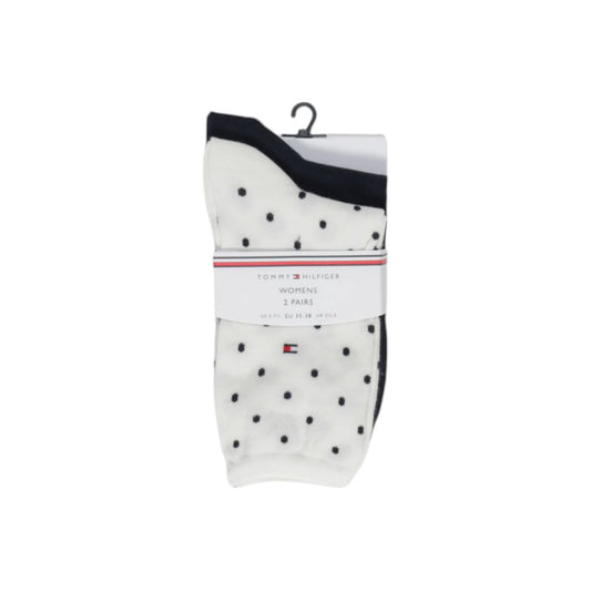Tommy Hilfiger White Cotton Socks