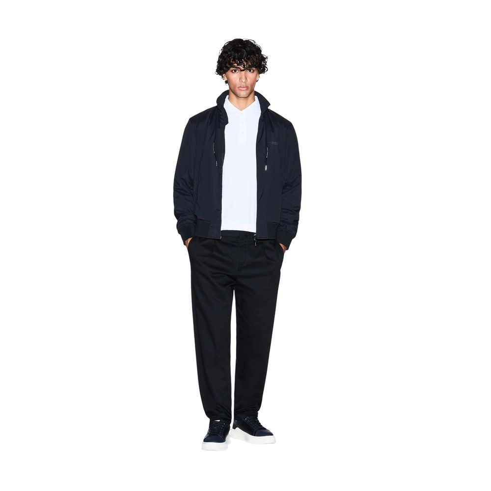 Armani Exchange White Cotton Polo Shirt
