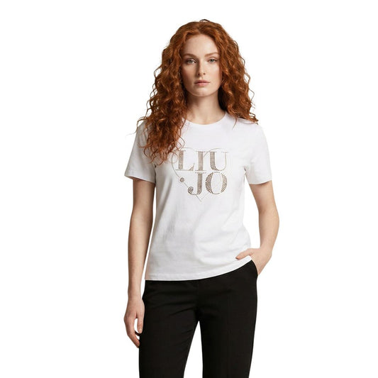 Liu Jo White Cotton T-Shirt