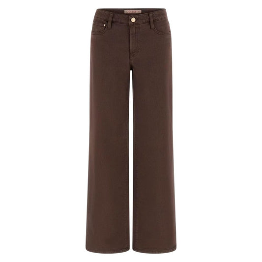 Guess Brown Lyocell Flared Pants
