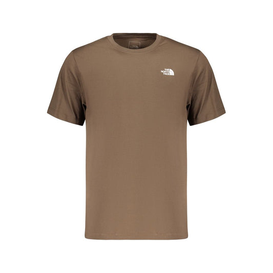 The North Face Brown Cotton Men's T-Shirt
