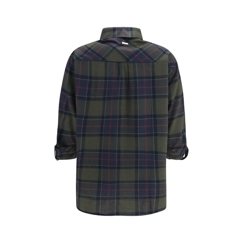 Barbour Brown Cotton Pattern Shirt