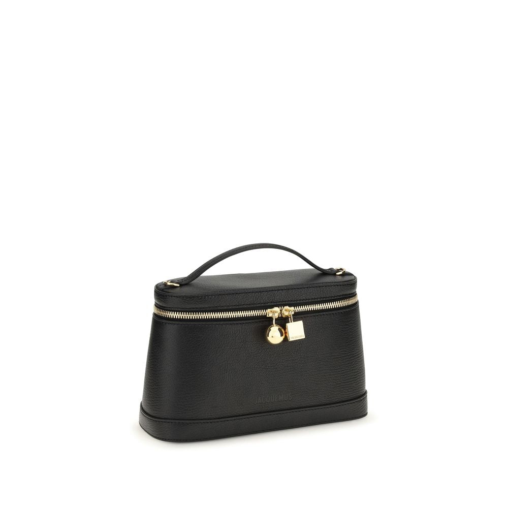Jacquemus Black Calf Leather Bos Taurus Handbag