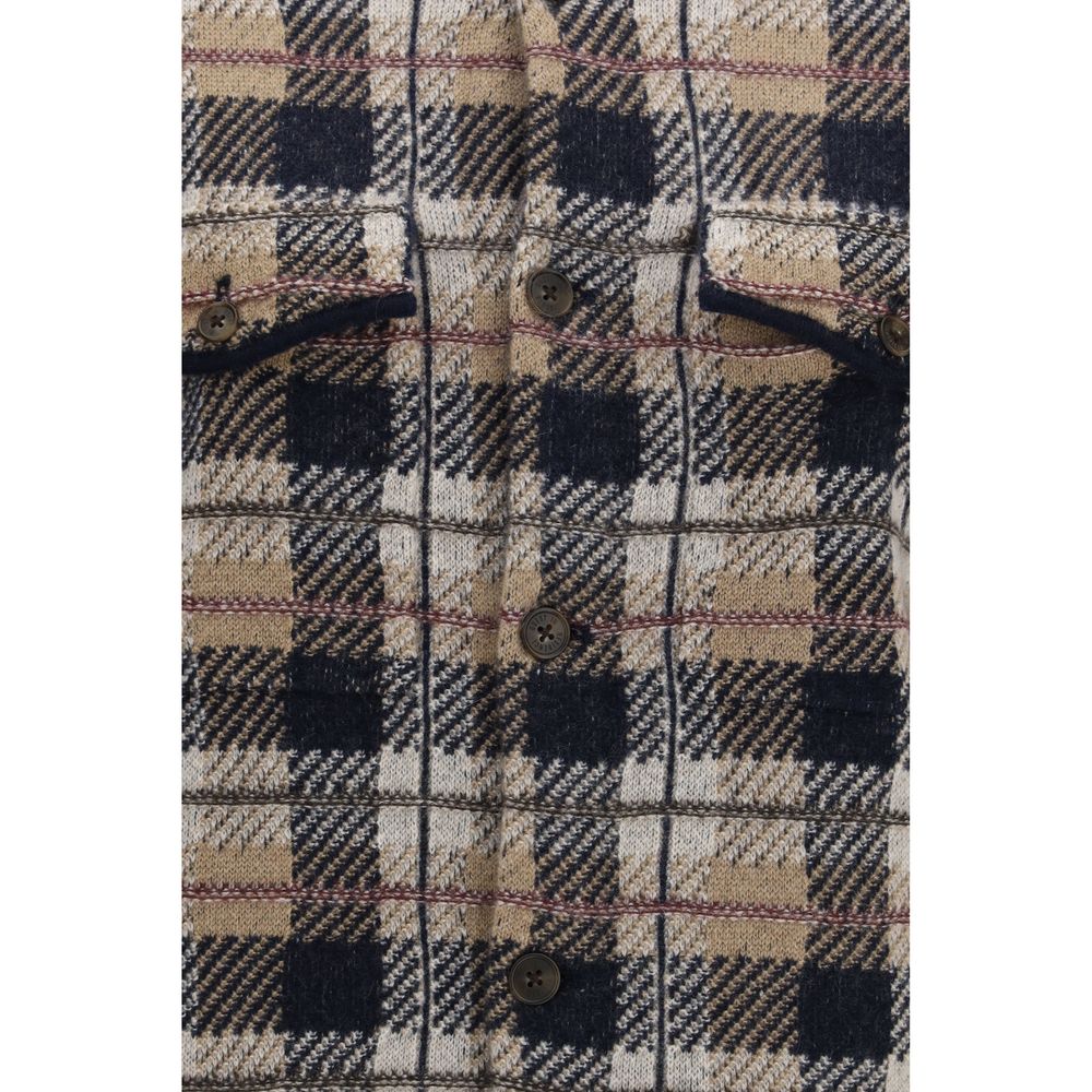 Guest in Residence Brown Cashmere Dress Shirt