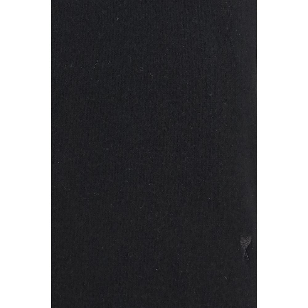 Ami Paris Black Wool Oves Aries Turtleneck