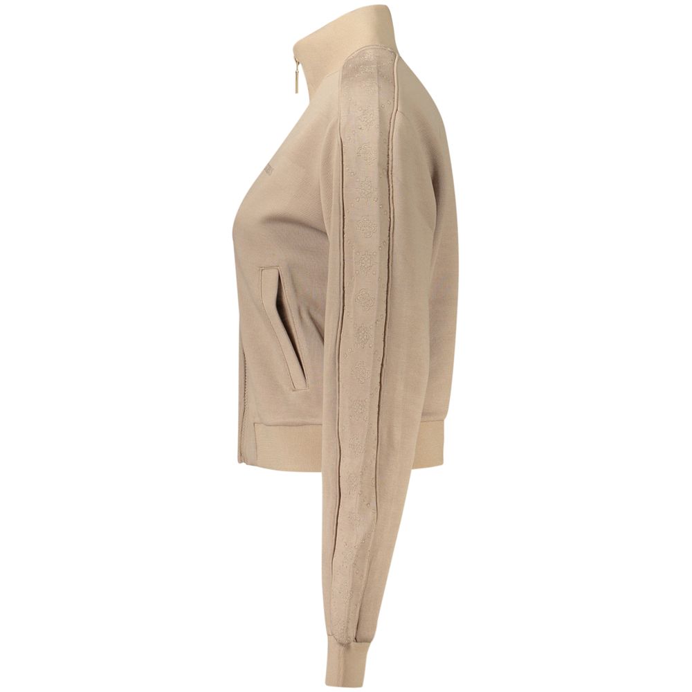 Guess Jeans Beige Lyocell Women Sweatshirt
