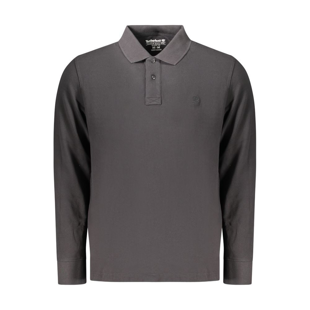 Timberland Black Cotton Men's Polo Shirt