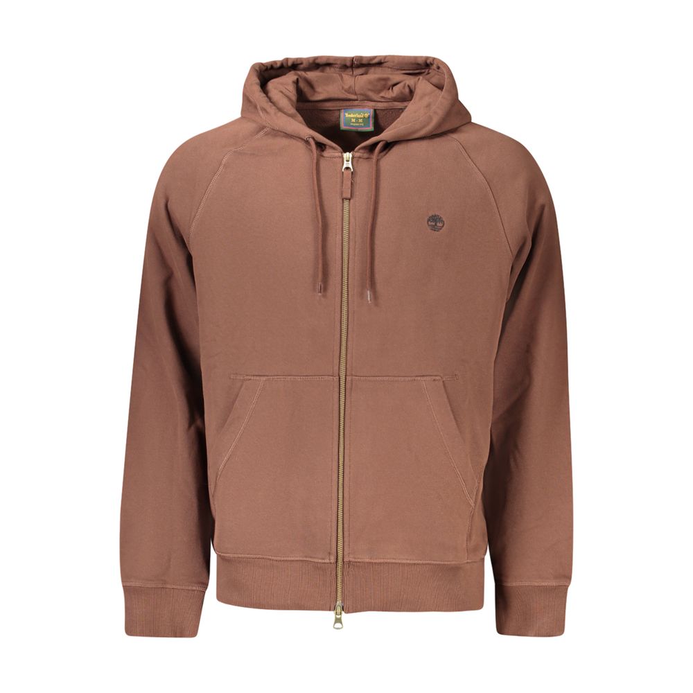 Timberland Brown Cotton Men's Hoodie