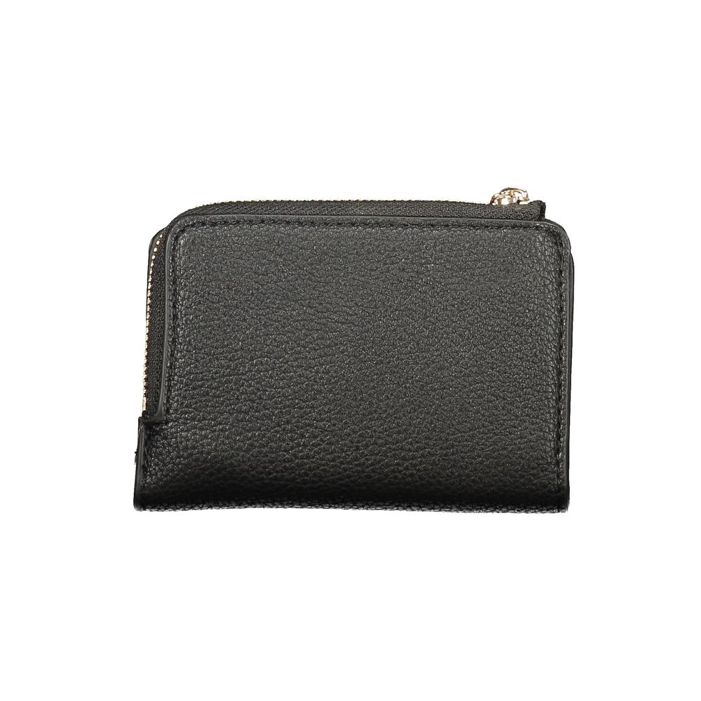Guess Jeans Black Polyurethane Womens Wallet