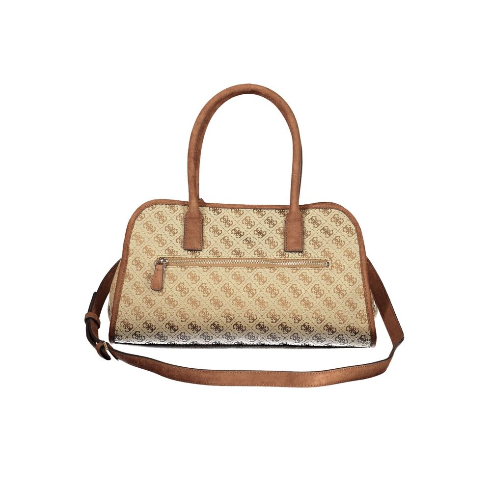 Guess Jeans Beige Fabric Women's Bag