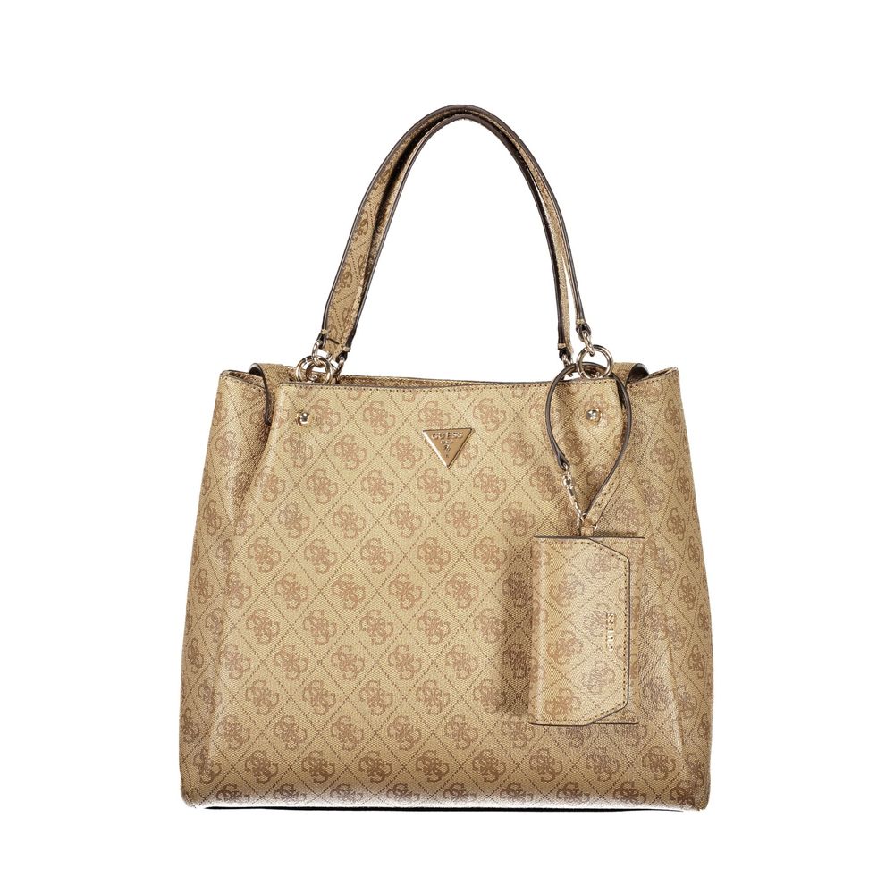 Guess Jeans Beige Polyurethane Womens Bag