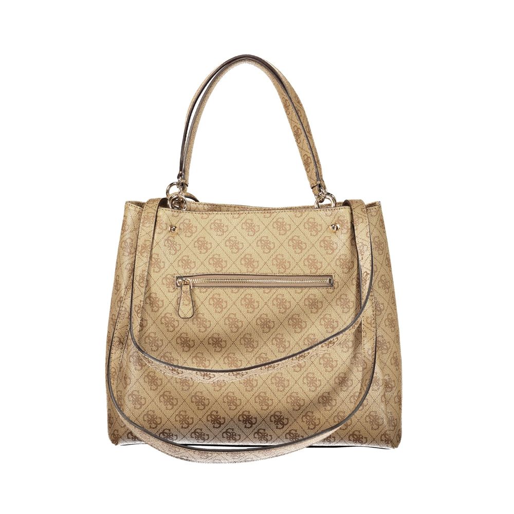 Guess Jeans Beige Polyurethane Womens Bag