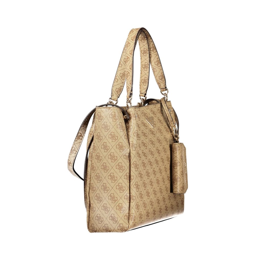 Guess Jeans Beige Polyurethane Womens Bag