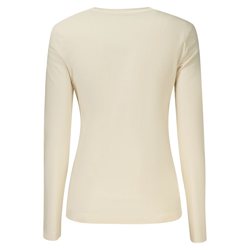 Guess Jeans Beige Cotton Women T-Shirt
