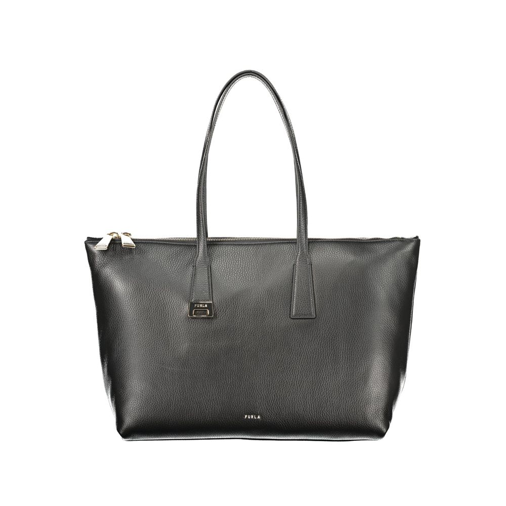 Furla Black Leather Women's Bag