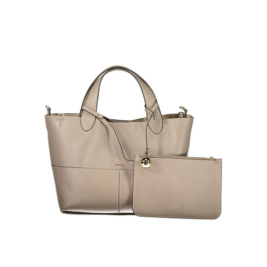 Furla Gray Leather Women's Bag