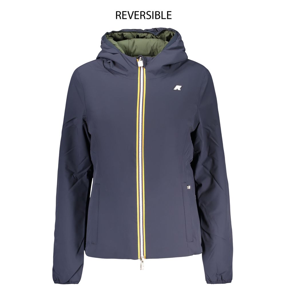 K-WAY Blue Nylon Women's Jacket