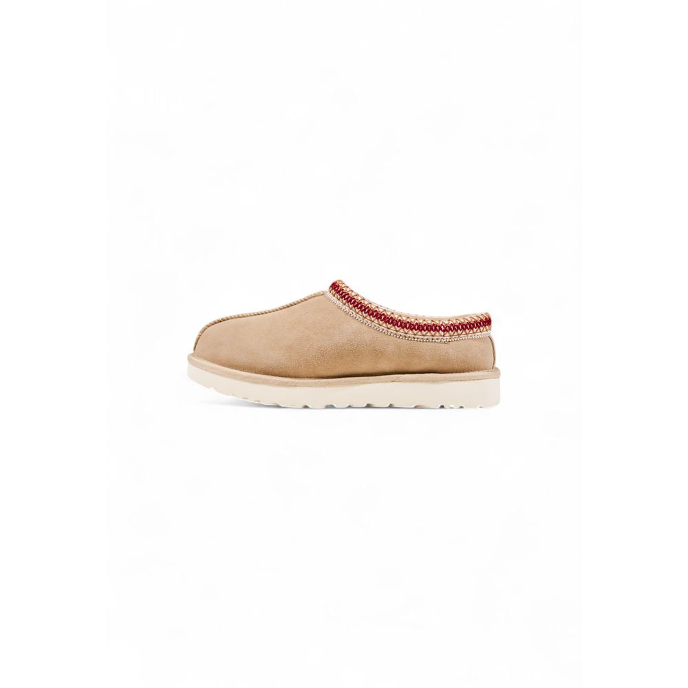 UGG Beige Leather Ankle Boots